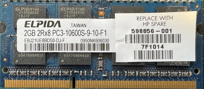 2GB DDR3-1333 CL9 SO-DIMM LAPTOP RAM Carousel 1