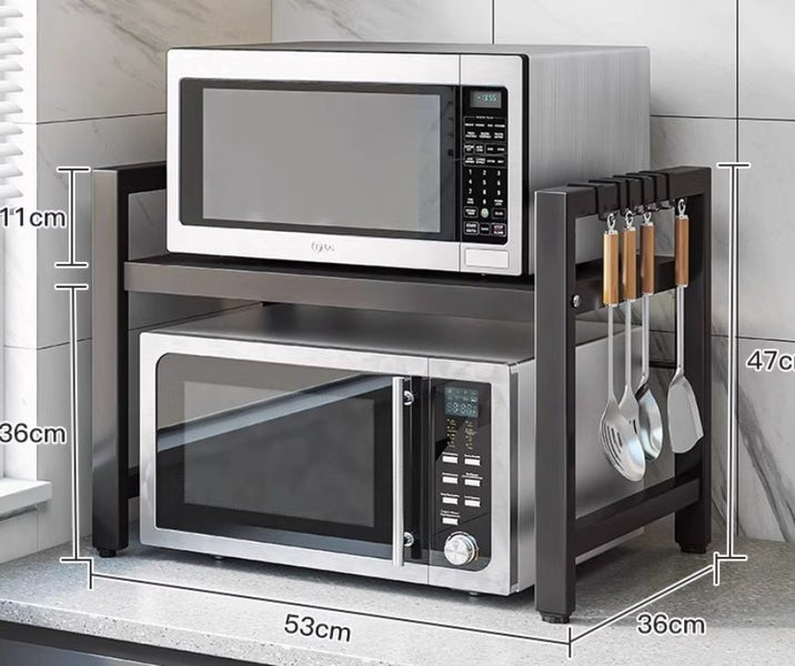 Kitchen Storage Rack Microwave Organizer Carousel 2