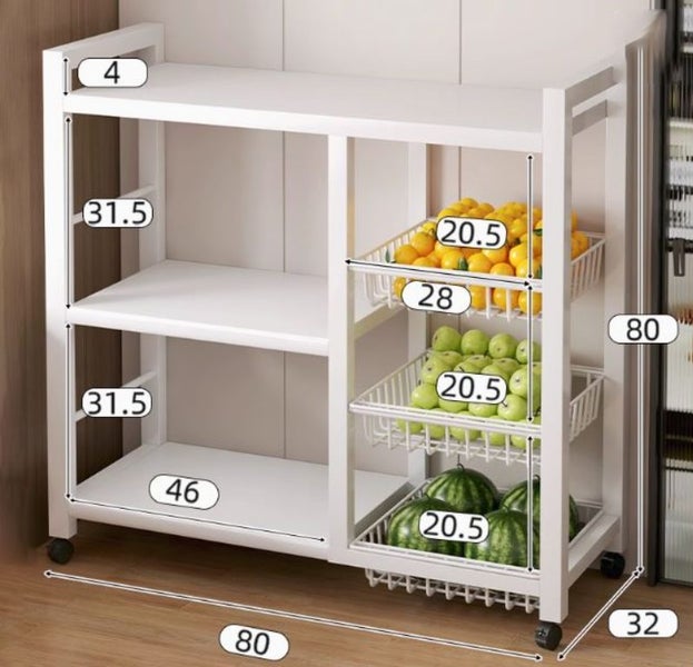 Kitchen Storage Rack Microwave Stand Carousel 1