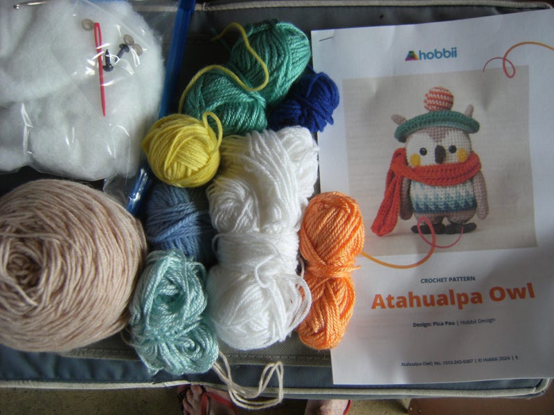 Crochet kit - Atahualpa Owl - toy Carousel 2