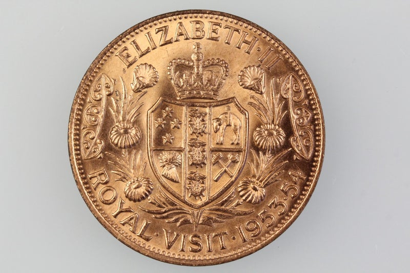 NZ VIP ROYAL VISIT CASED MEDAL 1953/4 MP1953-54/2 UNCIRCULATED Carousel 2