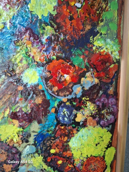 ORIGINALTextured flowers in OILS Carousel 2
