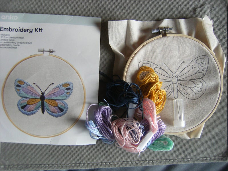Embroidery kit butterfly Carousel 2