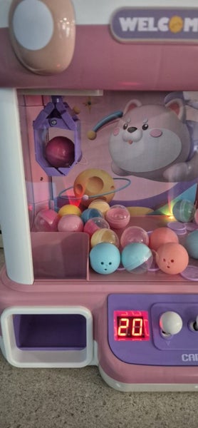 $1 reserve Mini arcade ball grab machine ! Carousel 5