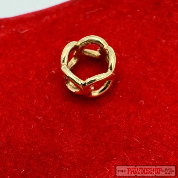 Pandora 14ct Yellow Gold Open Heart Spacer Charm Carousel 3
