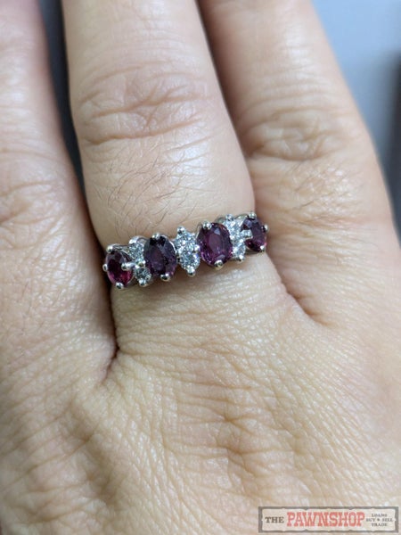 1.20ct Rubies and 0.20ct Diamond Dress Ring in 18ct White Gold $6,200 Carousel 1