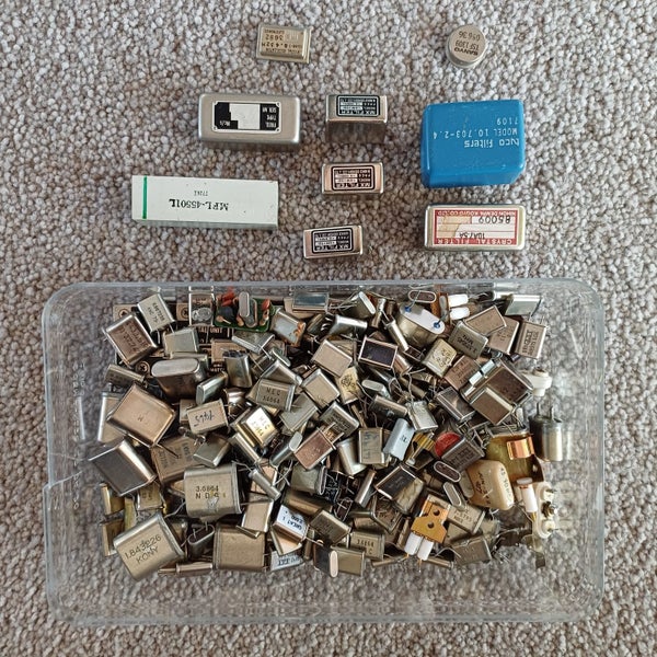 Assorted HF Crystals and IF Filters Carousel 1