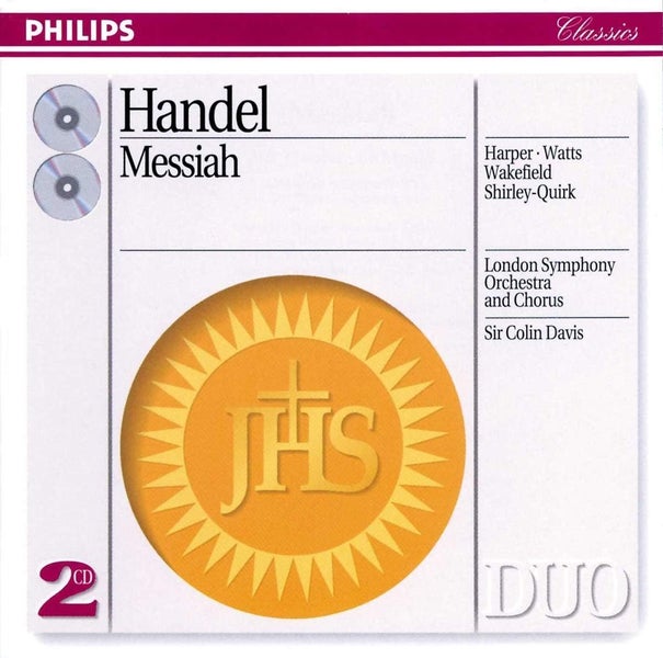 Handel, London Symphony Orchestra & Choir • Sir Colin Davis – Messiah 2CD Carousel 1