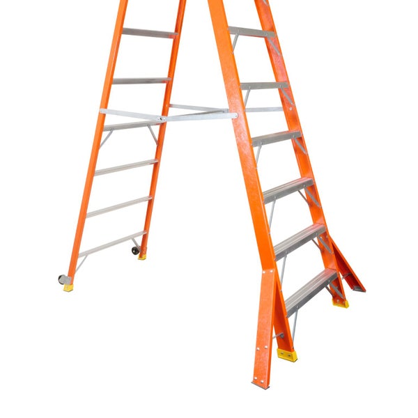 Fibreglass Platform Ladder 2.23M Carousel 6