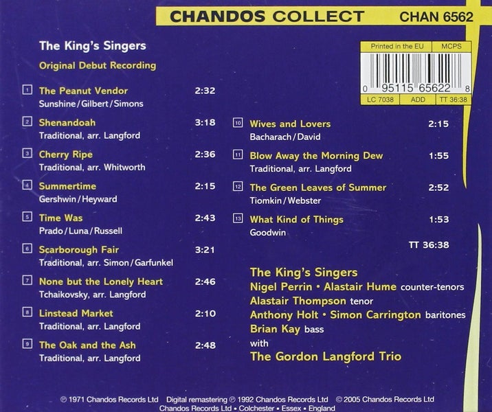 The King's Singers – Original Debut Recording / Chandos Carousel 2