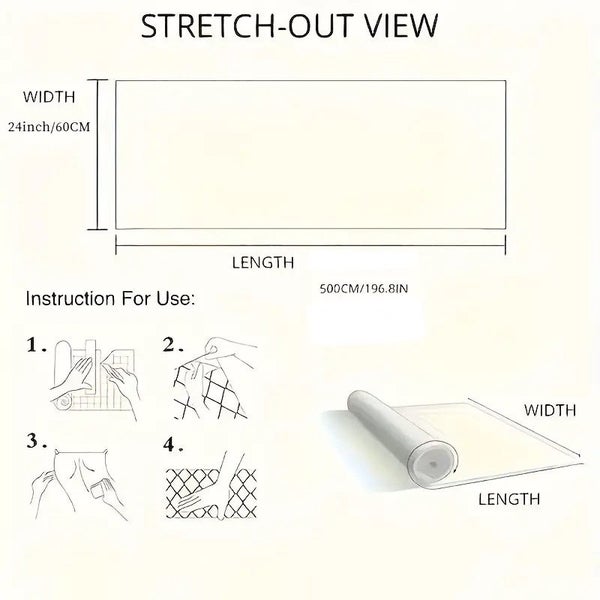 Self Adhesive Kitchen Wall Sticker.60cm x 1000cm Carousel 20