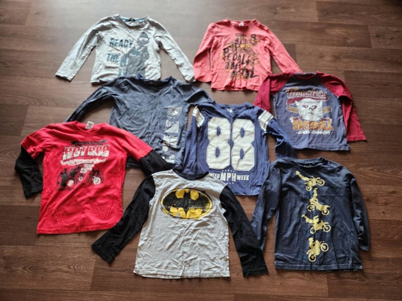 Boys Long sleeved tops Bulk lot - size 8 Carousel 1