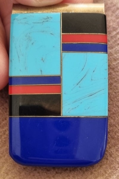 Stone inlaid money clip Carousel 3