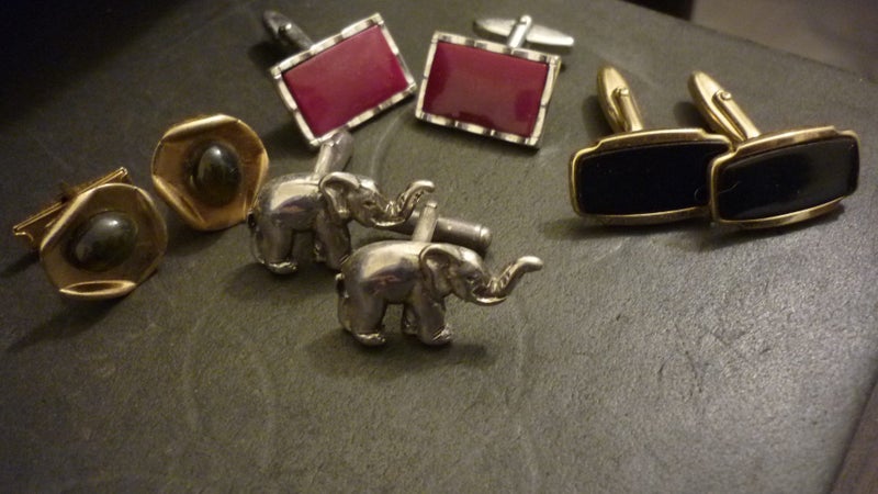 4 PAIRS OF CUFFLINKS FATHER'S DAY! Carousel 1
