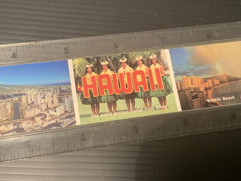 INCH RULER - HAWAIIAN SOUVENIR - COLLECTABLE Carousel 1