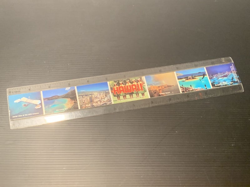 INCH RULER - HAWAIIAN SOUVENIR - COLLECTABLE Carousel 2