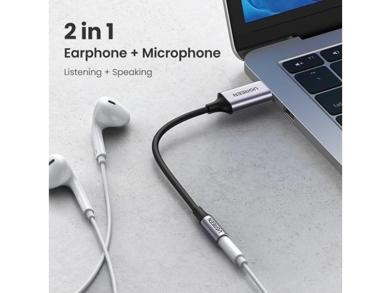 UGREEN 3.5mm USB Adapter For PC PS4 Headset Audio Interface Carousel 1