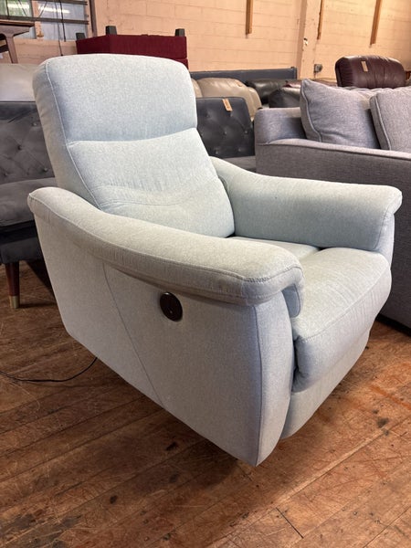 LA-Z-BOY Power Recliner in Fabric-Mineral Blue Carousel 15