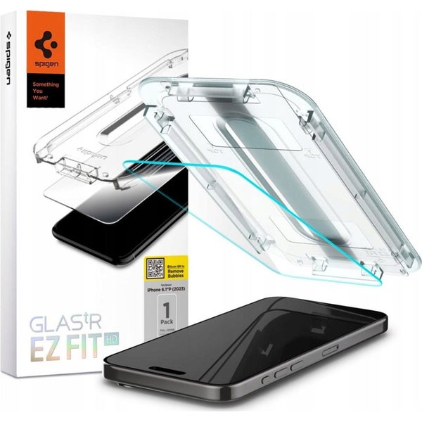 Spigen iPhone 16 Pro Max (6.9") Premium Tempered Glass Screen Protector Carousel 1