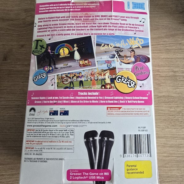 Nintendo Wii - Grease & 2 Mics Boxed Set Carousel 2