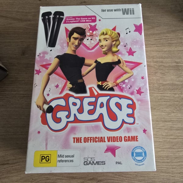 Nintendo Wii - Grease & 2 Mics Boxed Set Carousel 1
