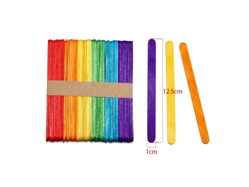 50-150 Pcs Wooden Ice Cream Popsicle Sticks For Epoxy Resin Mold Carousel 1