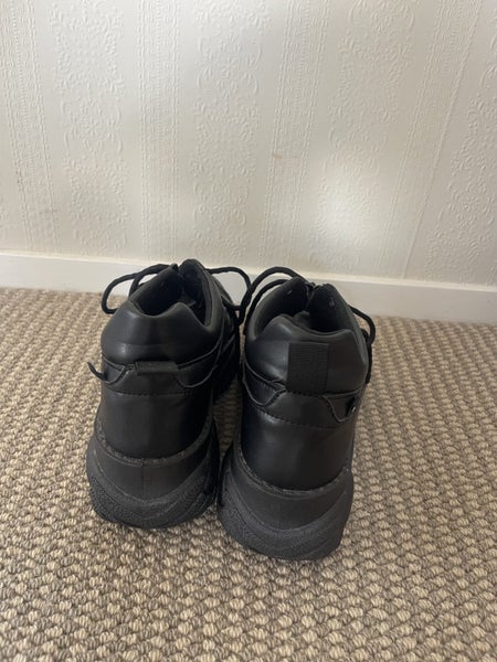 Black platform sneakers vegan leather Carousel 5
