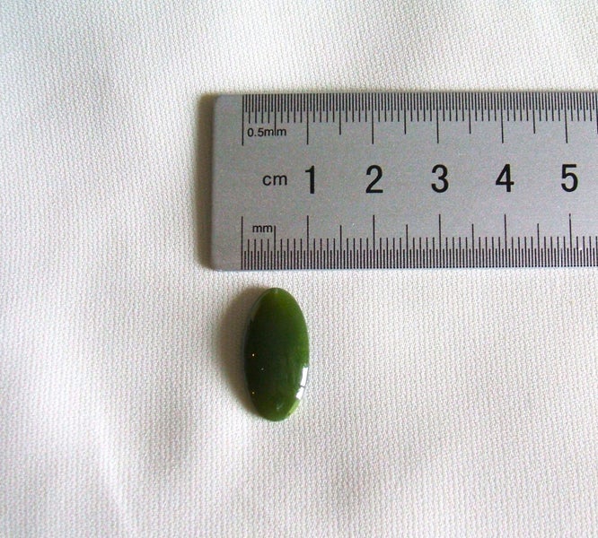 JEWELLERS ESTATE MUSEUM QUALITY ESTATE KAHURANGI GREENSTONE OVAL CABOCHON Carousel 1