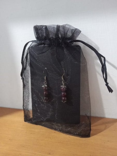 NZ Made Carnelian Earrings (NEW) 925 Carousel 3