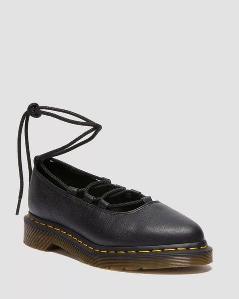 Dr. Martens Elphie II Lace Up Shoe - Black Virginia Carousel 1