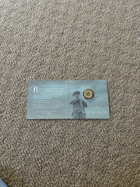 2017 Remembrance Day Rosemary $2.00 coin Carousel 1