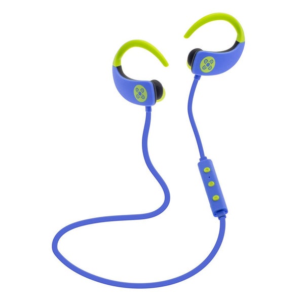 Moki Octane Blue Wireless Bluetooth Earphones Ear-Hooks Sports Headset w Mic Carousel 1