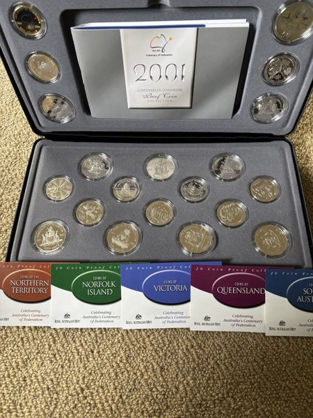 2001 centenary of Federation proof Coin set Carousel 2