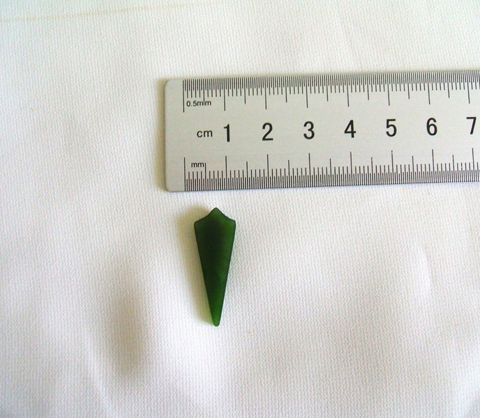 JEWELLERS ESTATE MUSEUM QUALITY ESTATE KAHURANGI SPEAR OR KITE SHAPE CABOCHON Carousel 5