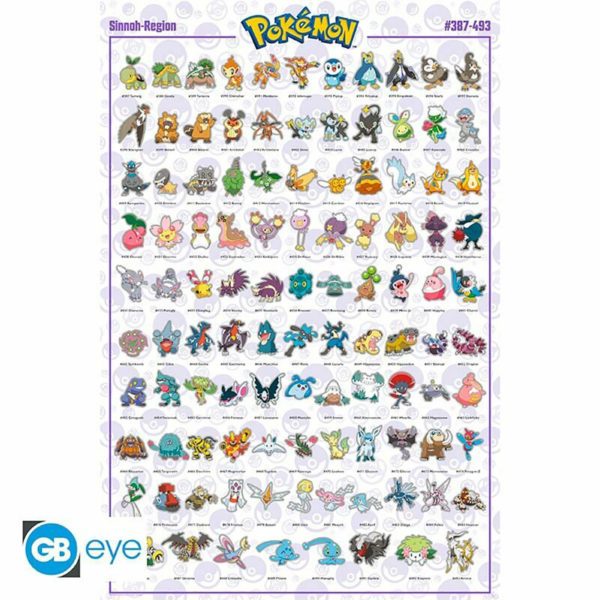 Pokemon Poster Sinnoh 73 Carousel 1