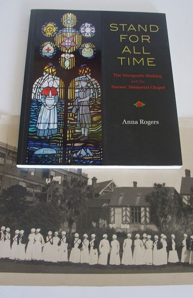 Nurses Memorial Chapel and Large Photo Nurses Graduation Early 20th Century Carousel 2