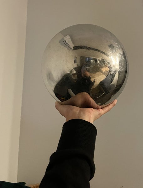 Magical large metal mirror ball Carousel 1