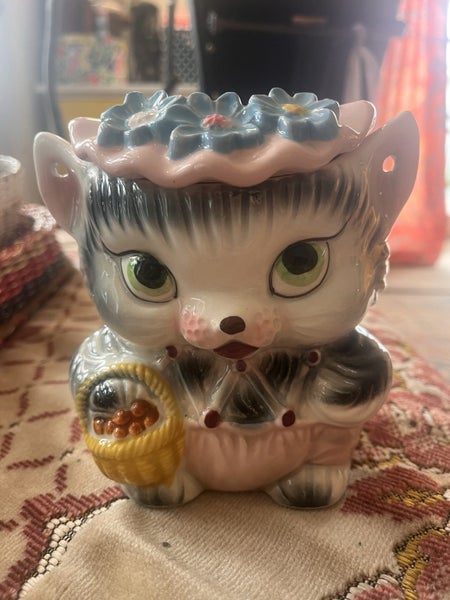 Kitsch / retro lot cookie jars porcelain Carousel 2