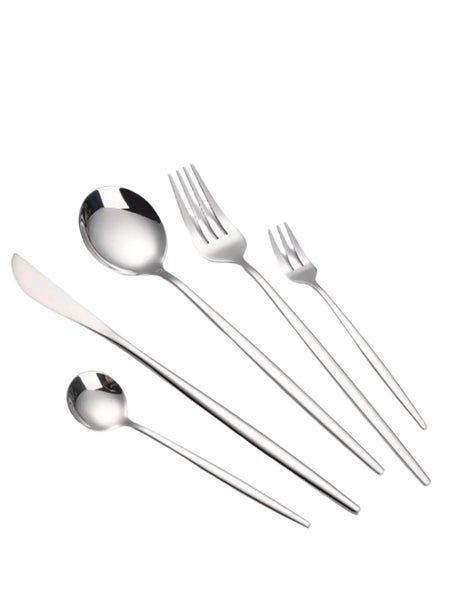 30 Piece Stainless Steel Cutlery Set For Dining Banquets Carousel 2