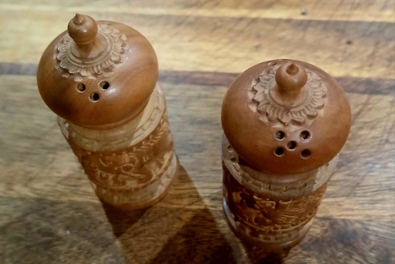 Salt and Pepper shakers. Carousel 1