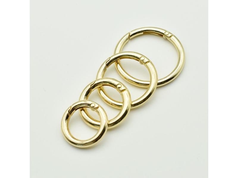 Metal Spring Gate O Ring Keyring Leather Bag Belt Strap Buckle Dog Chain Snap Carousel 1