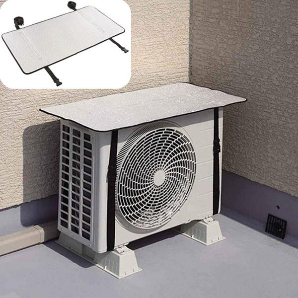 40x80CM Air Conditioning Cover Outdoor Rainproof Anti-Dust Anti-Snow Cleaning Carousel 2