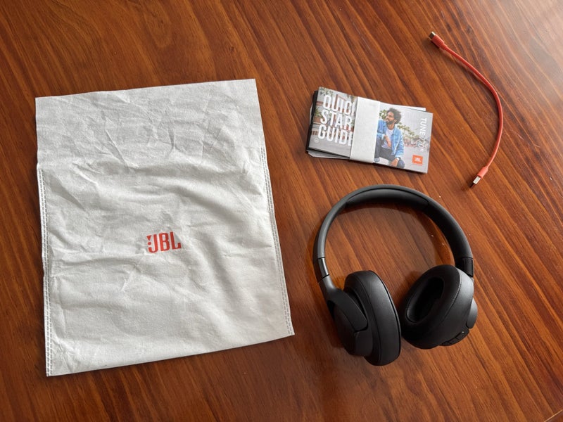JBL T770 Bluetooth Noise Cancelling Wireless Headphones - Black Carousel 1