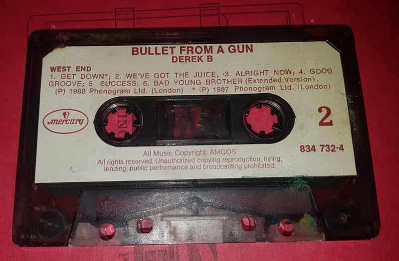 Derek B - Bullet From A Gun cassette tape Carousel 2