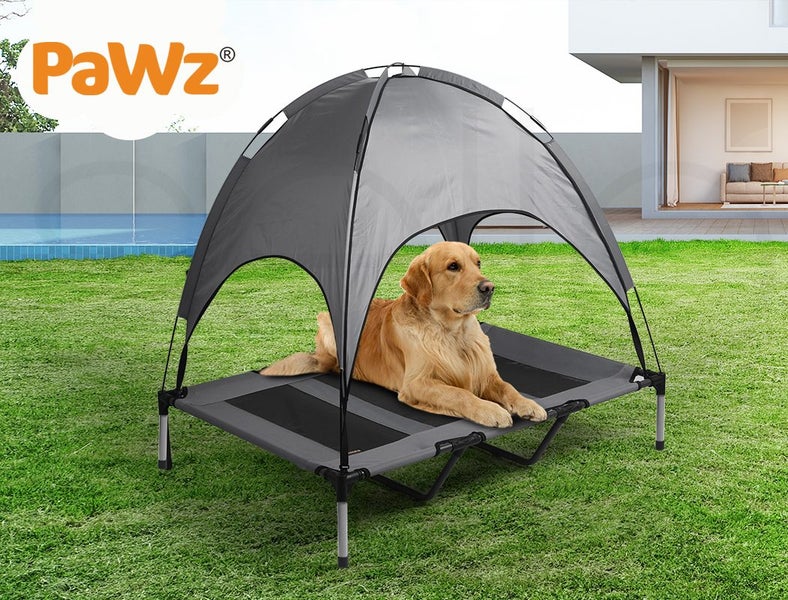 Pawz Pet Trampoline Bed Dog Cat Elevated Hammock With Canopy Raised Heavy XL Carousel 9