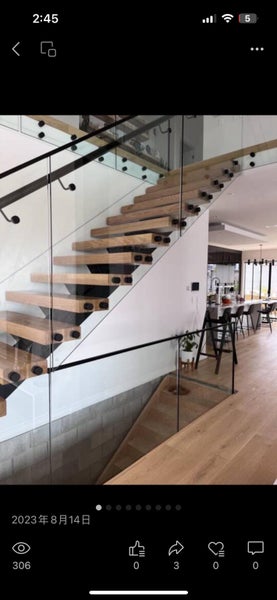 Glass balustrade /splashback/shower Carousel 2