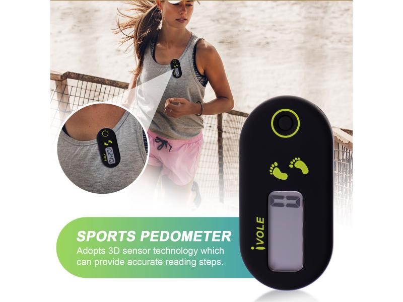 Step Pedometer 3D Miles Steps Supplies For Men Women Kids Carousel 1