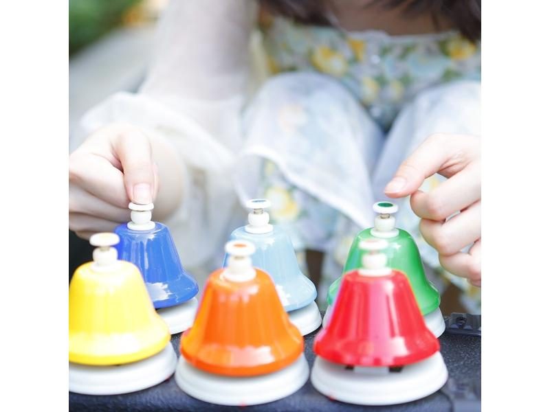 Orff Musical Instrument Set Handbell Colorful 8-Note Hand Bell Child Music Toy Carousel 2