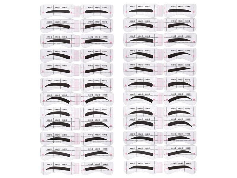 Eyebrow Shapes Eyeliner Stencil Carousel 1