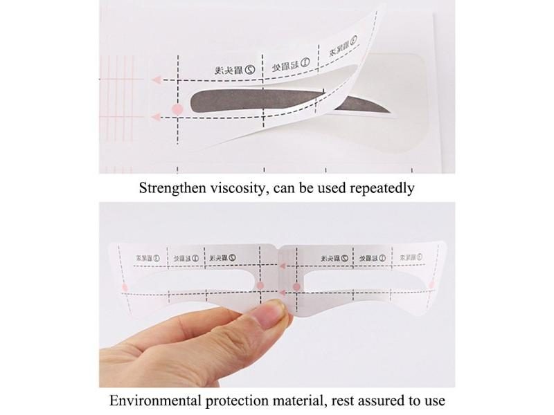 Eyebrow Shapes Eyeliner Stencil Carousel 2